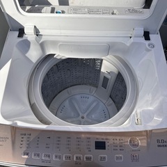 【2021年製】ヤマダ電機 全自動洗濯機 8.0kg YWM-TV80G1の画像