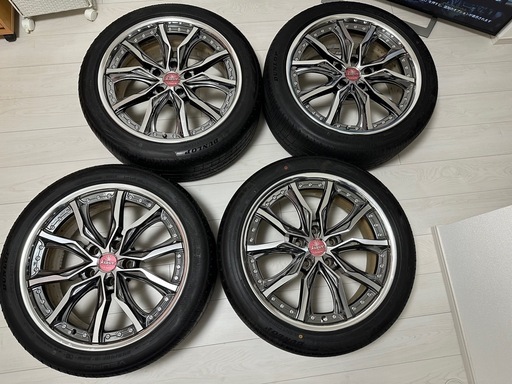 WEDS Kranze VERAE ホイール　19インチ　PCD120 タイヤ　245/40R19 4本セット DUNLOP バリ山　