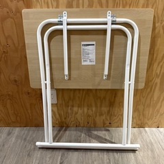 木目調FDテーブル　折りたたみ式てテーブルの画像
