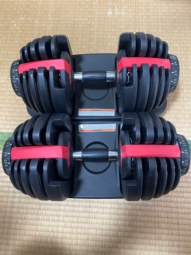 可変式ダンベルとトレーニングベンチセット
