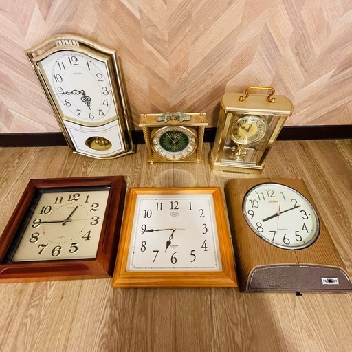 掛け時計置き時計6点まとめて (こうちゃん) 岩松の生活家電《その他