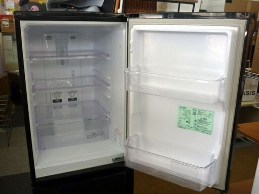 ☆MITSUBISHI ノンフロン冷凍冷蔵庫 MR-P15Z-B 2015年製 2ドア冷蔵庫 ブラック 容量146L 三菱電機  札幌市 豊平区 平岸店