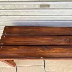 アンティーク風  木製ベンチ　縁台　長椅子　の画像