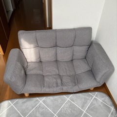 【無料】ソファ 2人掛け リクライニング機能付きの画像