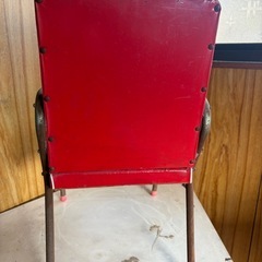 【昭和レトロ】ネコ柄 子ども用イス｜当時物｜店舗ディスプレイにもの画像