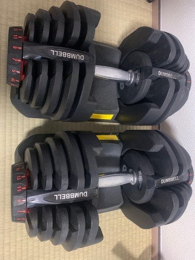 可変式ダンベル40kg×2+ベンチ台セット