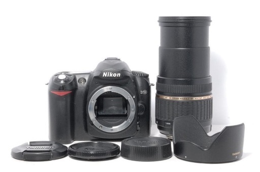 スマホ転送　美品　Nikon D50 レンズセット　初心者おすすめ