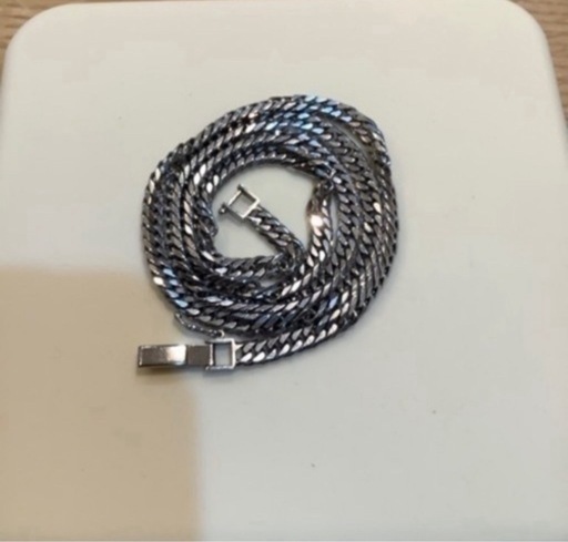 プラチナ platina pt850 喜平　50g 60センチ6面w
