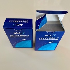 【新品未使用】ANA トランプ&国旗カード2個セットの画像