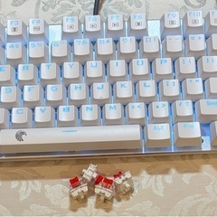 e元素ゲーミングキーボード 赤軸81キーの画像