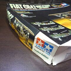 プラモデル タミヤ FIAT CR42 夜間襲撃機 ドイツ空軍 LUFTWAFFE 1/48 箱つぶれ 未組立 札幌市東区 新道東店の画像