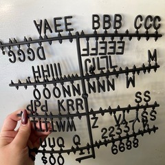 レターボードの画像