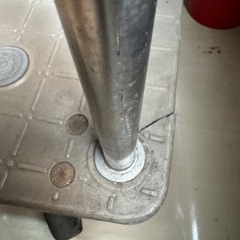 KAWAJUN (カワジュン) 2段 台車 中型 ［天板 730㎜×445㎜］ 手押し台車 （ 業務用/キャスター付き 後輪 固定 ）の画像