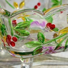 新品未使用　ガラスの小物入れの画像