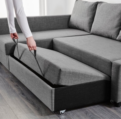 【値下げしました 2/15まで掲載】IKEA コーナーソファベッド