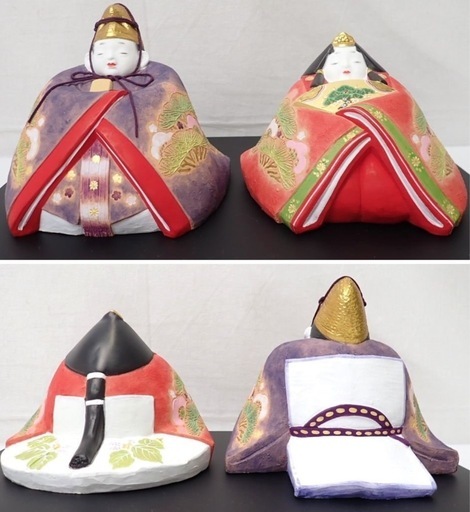 お雛さま人形（博多人形）ガラスケース付