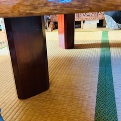 一枚板　テーブル　紅紫檀　の画像