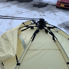 ワカサギテント　NORTH DOME TENT　WT-04　汚れありの画像