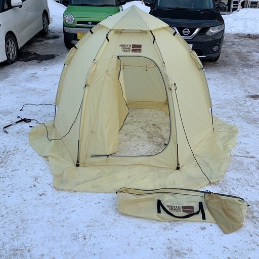 ワカサギテント　NORTH DOME TENT　WT-04　汚れあり