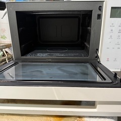 パナソニック オーブンレンジ 23L コンパクトモデル フラットテーブル 遠赤ヒーター 蒸気センサー ホワイト NE-FS300-Wの画像