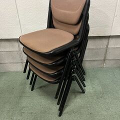 ITOKI イトーキ Vertebra バーテブラ スタッキングチェア 4脚セット リクライニング 連結可能 ミーティングチェア の画像