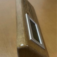 小型置き木製時計（液晶デジタル）の画像