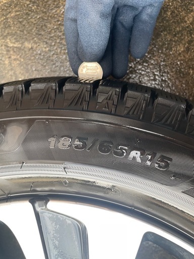 フリード純正アルミ＋VRX3スタッドレス 185/65R15 4本 