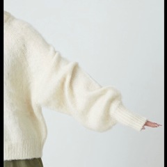 【新品タグ付】FREAK'S STORE シャギー ニット ショート プルオーバーの画像