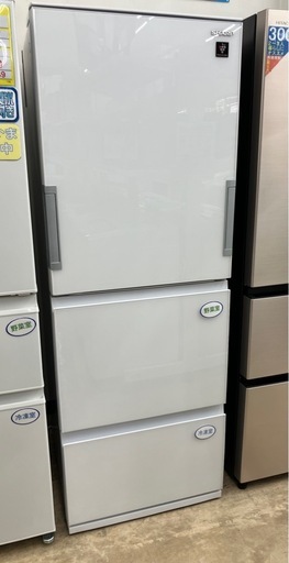 値下げしました！！】365L冷蔵庫 SHARP/シャープ 2018年製 SJ-GW36D-W 
