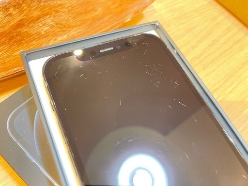 C5033【アップル】 iPhone 12 pro パシフィック ブルー 256GB SIMフリー バッテリー 84% 