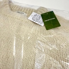 【新品タグ付】FREAK'S STORE シャギー ニット ショート プルオーバーの画像