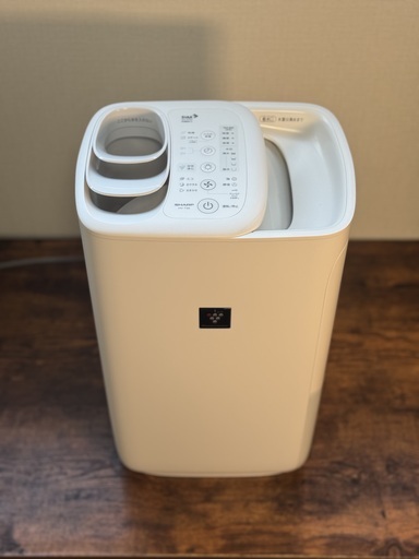 【良好な状態】シャープ 加熱気化式加湿器 HV-T55-W プラズマクラスター7000