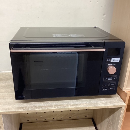 万代店  ヤマゼン NERP-F0181TV-B オーブンレンジ 23Lブラック　2023年