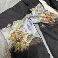 七五三で着た男の子の着物の画像