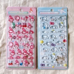 【新品】サンリオ ボンボンドロップ シール 7点セット の画像
