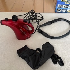  [中古]ジャンク品　カラークリエーション スチームサンダー CKZ-9033 高圧蒸気スチームクリーナー レッド 加圧噴射式の画像