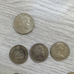 オーストラリア硬貨 まとめ売り（1ドル・50c・20c等）の画像