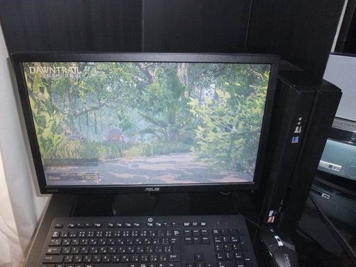 (中古再生品) 省スペースゲーミングPC（420×350×120）Windows11 RAYZEN7（８コア16スレッド） メモリー16GB グラボGTX1650 SSD 256GB+HDD1TB