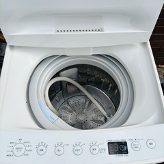 直接引き取り大歓迎⭐︎大阪府下又は近郊は配送設置込み🉑  TAG label by amadana 4.5kg 全自動洗濯機 AT-WM45B 槽内分解洗浄済み 動作品◇2019年製/YMJ015-12の画像