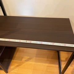 ラック付デスク&チェアーセットの画像