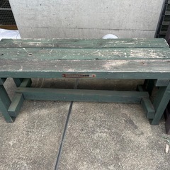 木材　(ベンチ二つと箱一つ分)の画像