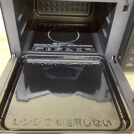 万代店  ヤマゼン NERP-F0181TV-B オーブンレンジ 23Lブラック　2023年