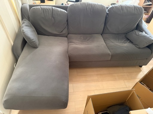 IKEA VINLIDEN3人掛けソファ　寝椅子付き