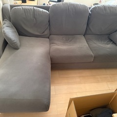 IKEA VINLIDEN3人掛けソファ　寝椅子付きの画像