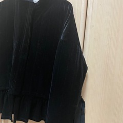 merry jenny ベロアジャンパー　ペプラムの画像