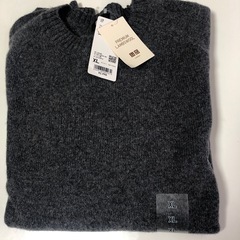 UNIQLO プレミアムラムクールネックセーターＸＬの画像