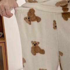 (未使用新品)クマさん モコモコパジャマ 3Lの画像