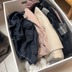 レディース衣類 断捨離の画像