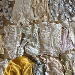 ベビー服　新生児　肌着　50 60 70 ロンパース　帽子　スタイ　まとめ売りの画像