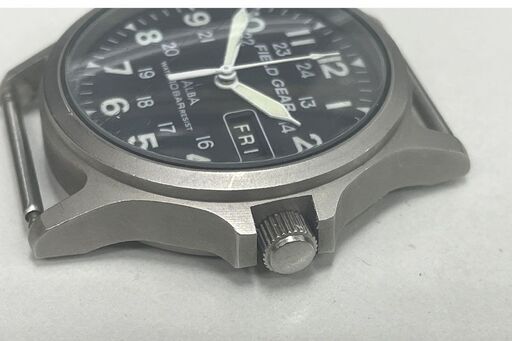 SEIKO ALBA FIELD GEAR 腕時計 V533-6A00 ベルト欠品 セイコー アルバ フィールドギア 動作未確認 ジャンク扱い 札幌市手稲区